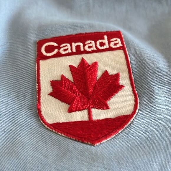 Vintage Blue Cabby Ascot Canada Driver Cap Embroidered Patch Adjustable SnapBack - Picture 7 of 12